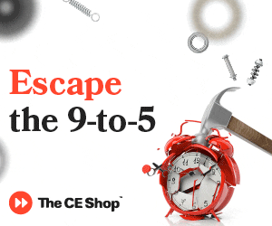 Escape the 9 to 5 - CE Shop Banner Ad